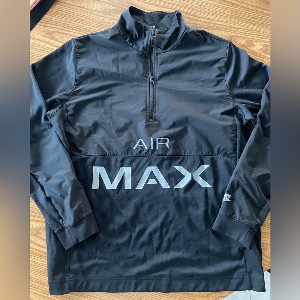 Nike Air Max Black 1/2 Zip Jacket